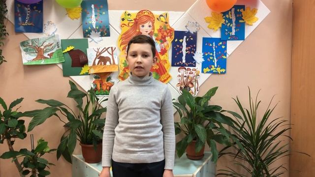 С. А. Есенин читает Иван Антипенко Кааламская СОШ смотреть онлайн