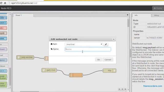 Bluemix chat app using node-red technology смотреть онлайн