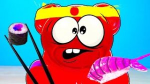 РЕЦЕПТ ЯПОНСКИХ МЕДВЕ РОЛЛОВ для ЖЕЛЕЙНОГО МЕДВЕДЯ ВАЛЕРЫРЕЦЕПТ ЯПОНСКИХ МЕДВЕ РОЛЛОВ для ЖЕЛЕЙНОГО