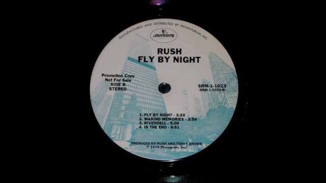 Rush Fly By Night White Label Promo Vinyl Side 2 смотреть онлайн