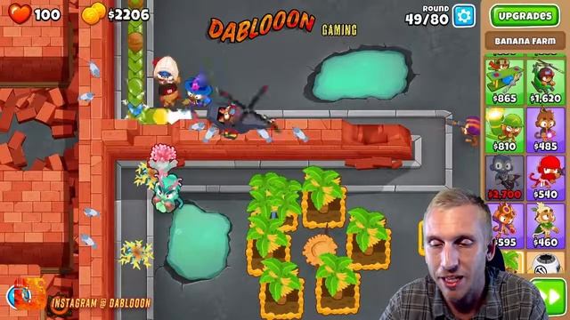 Bloons TD 6 - Another Brick Hard Walkthrough смотреть онлайн