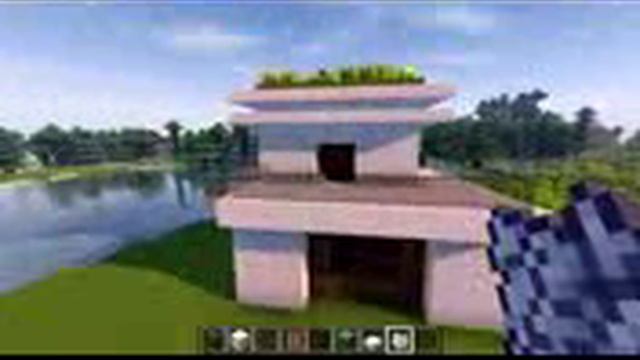 Красивый ДОМ ХАЙ-ТЕК С БАССЕЙНОМ В MINECRAFT! (Для 2 человек) смотреть онлайн