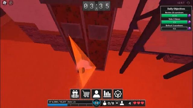 Shamrock Scimitar + Grimsley Killer Gameplay - ROBLOX Survive The Killer смотреть онлайн