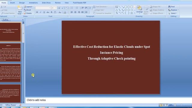 IEEE 2015 JAVA EFFECTIVE COST REDUCTION FOR ELASTIC CLOUDSS UNDER SPOT INSTANCE PRICINGTHROUGH смотреть онлайн