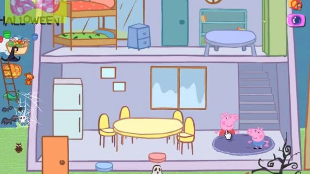 ? Детский Мультик ИГРА "СВИНКА ПЕППА" дом в ХЭЛЛОУИН. GamePlay Peppa Pig ? Соня Игрушкина смотреть онлайн