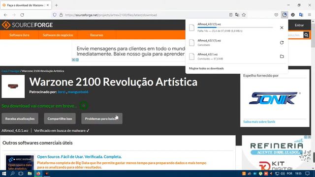 Instalando MOD em Warzone 2100 - Art Revolution смотреть онлайн