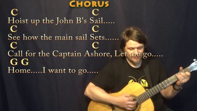 Sloop John B (Traditional) Guitar Cover Lesson in C Major with Chords/Lyrics - Munson смотреть онлайн