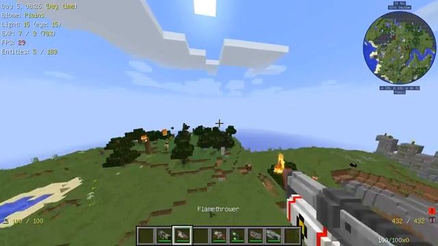 РАЗРУШЕНИЕ - ЛОМАЕМ БЛОКИ TECH GUNS МОД В МАЙНКРАФТ! ОБЗОР ОРУЖИЯ В КРЕАТИВЕ смотреть онлайн