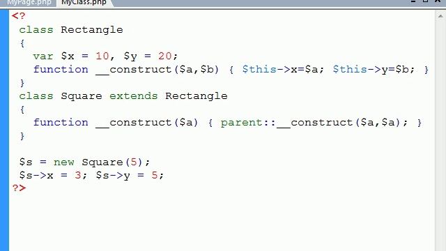 PHP Tutorial - 11 - Inheritance смотреть онлайн