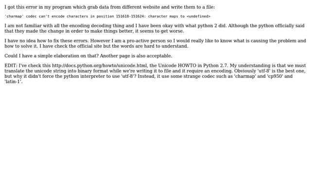 Software Engineering: understanding the encoding scheme in python 3 смотреть онлайн