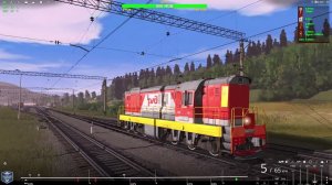 Trainz Railroad Simulator 2019 сценарий «Манёвры на станции Инзер»