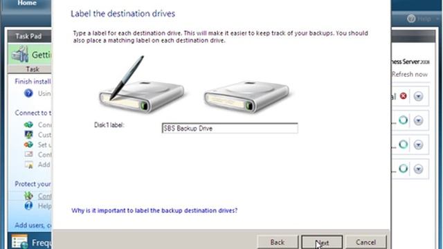 How to Configure Server Backup in SBS 2008. Getting Started смотреть онлайн