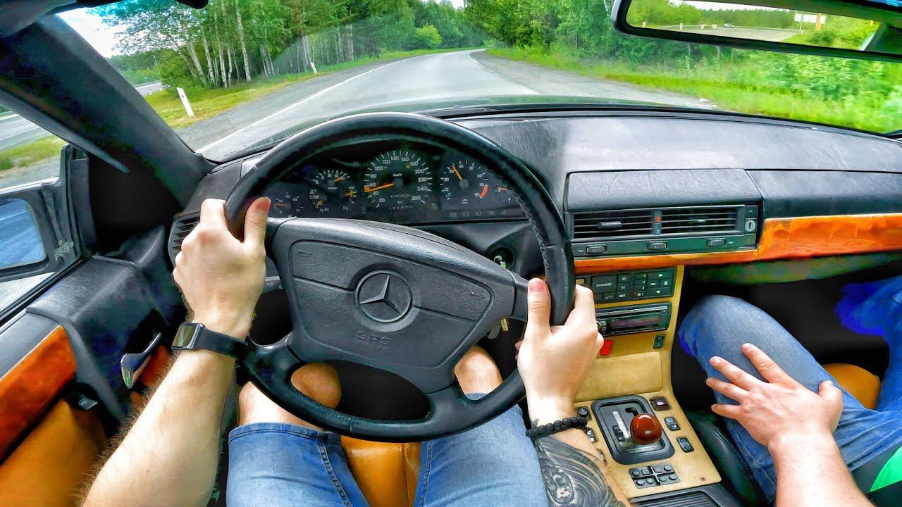 1992 Mercedes-Benz R129 3.0 AT - POV TEST DRIVE смотреть онлайн