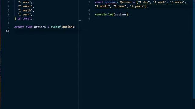Using constant assertions in TypeScript to share constants смотреть онлайн