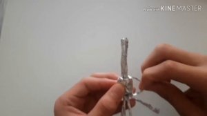 Сделал за 1:30 минут ПАУК из ФОЛЬГИ ?