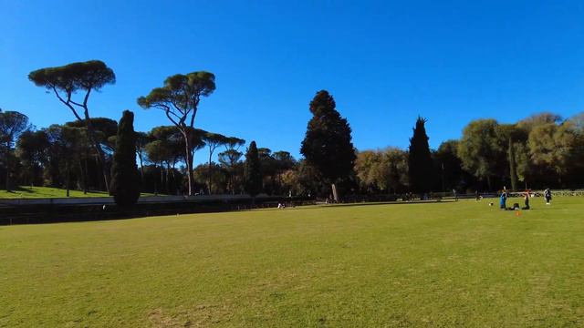 Rome guided tour ➧ Villa Borghese (4) - Piazza di Siena [4K Ultra HD] смотреть онлайн
