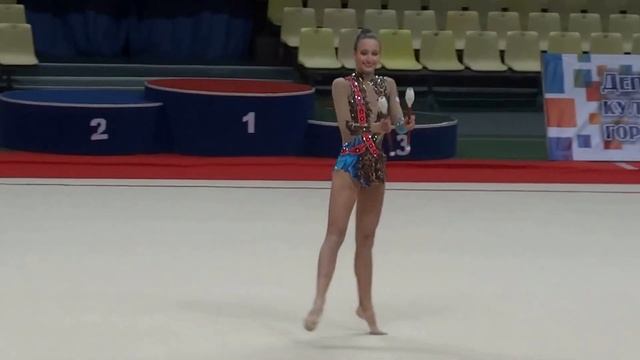 Кожемякина Анастасия,булавы.Кубок Москвы,22.11.2013