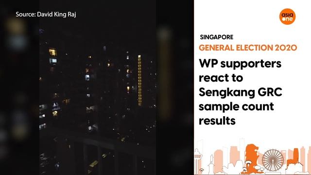 WP supporters react to Sengkang GRC sample count results смотреть онлайн