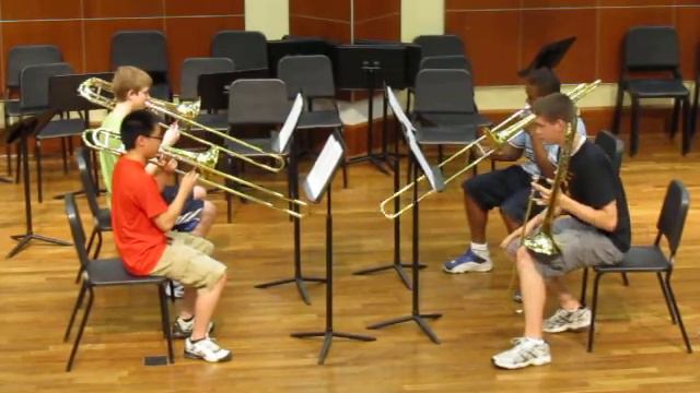 The Bone Rangers-Merit Honors Trombone Quartet- at Trombone Camp смотреть онлайн