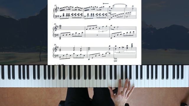 FULL TUTORIAL - Zelda: Breath of the Wild Story trailer [How To Play] [Piano Tutorial] смотреть онлайн
