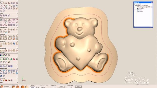 SensAble FreeForm Software: Add Sculpture to a Parametric CAD Model смотреть онлайн