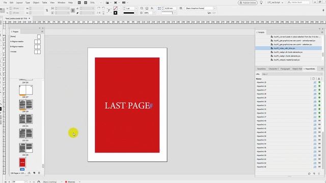 InDesign JavaScript by LFCorullón | Create index with links based on word list смотреть онлайн