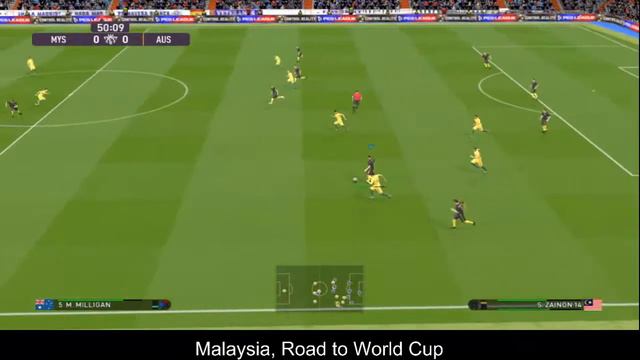 PES 2017 : Final AFC Asian Cup Malaysia vs Australia Road to World Cup смотреть онлайн