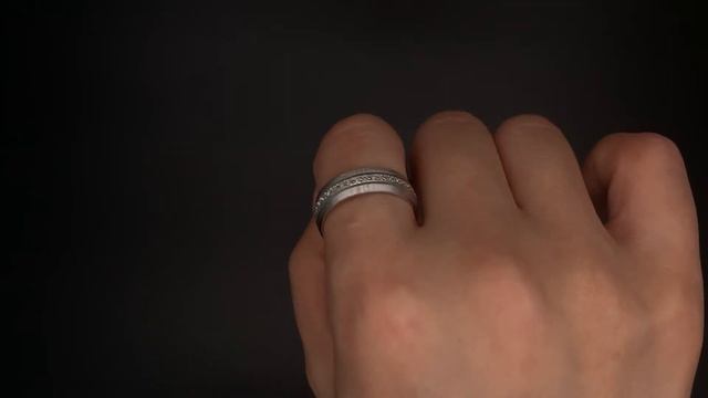Обручальное кольцо из белого золота смотреть онлайн