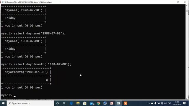 Date and time functions in my SQL bye Dr Surya Pratap Singh смотреть онлайн
