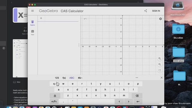 GeoGebra CAS Calculator Education App [MAC OS] Basic Overview смотреть онлайн