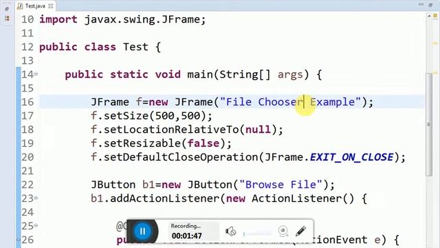 JColorChooser Example смотреть онлайн