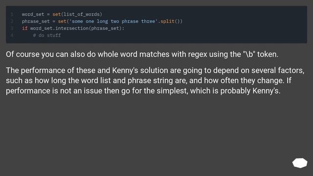 Check list of words in another string смотреть онлайн