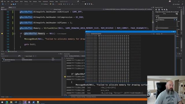 EP0006 - Git(hub), the backbuffer, monitor size - Making a video game from scratch in C смотреть онлайн