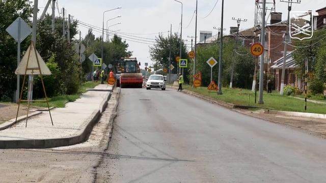 Кореновск. В городе идет ремонт дорог. смотреть онлайн
