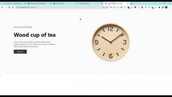 Swiperjs with React | react slider | react swiper slider | Modern Touch Slider