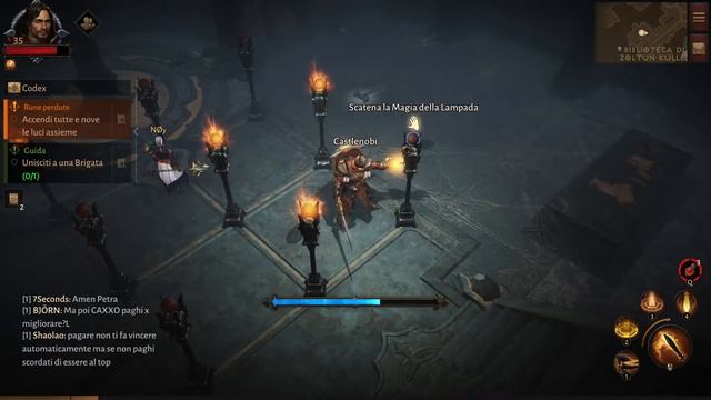 Diablo Immortal: Accendi tutte e nove le luci insieme - Enigma Rune perdute смотреть онлайн