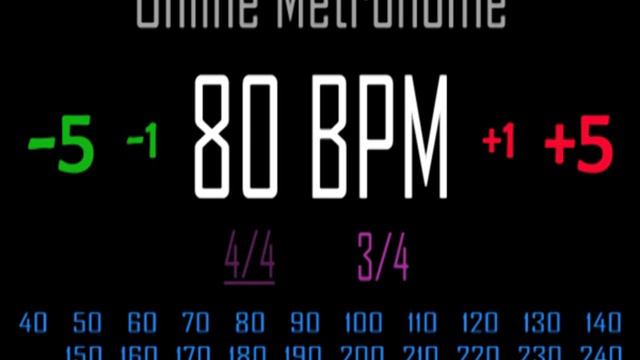 Metronomo Online - Online Metronome - 80 BPM 3/4 смотреть онлайн