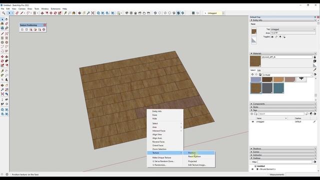 FAST Texture Placement In SketchUp With Eneroth Texture Positioning Tools!