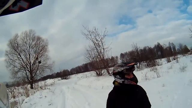 Особенности зимних покатушек на питбайке! (F.A.Q для чайника) смотреть онлайн