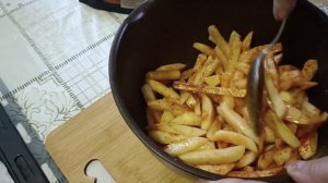 Картошка фри в электрической духовке - ПРОСТОЙ пошаговый рецепт приготовления #картошка #вкусно #ед