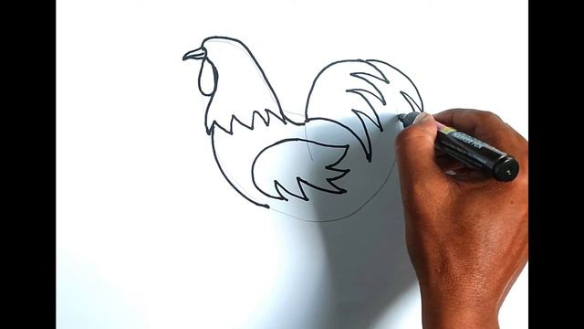 || How to draw COCK step by step ||, || COCK drawing for kids ||, || easy simple draw COCK || смотреть онлайн