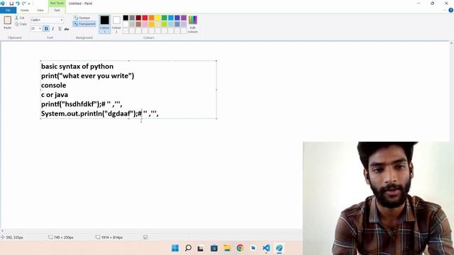 Basic syntax of python | print function in python смотреть онлайн