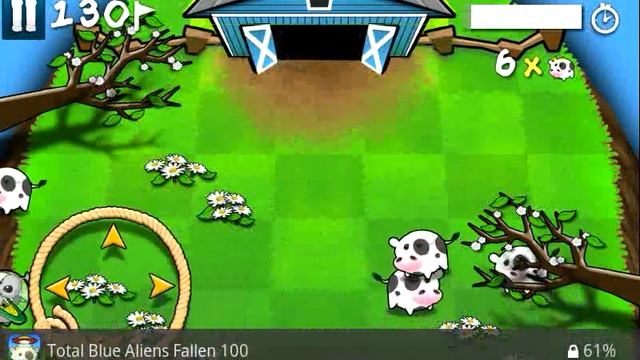 Cows VS Aliens - Mobile Gameplay смотреть онлайн