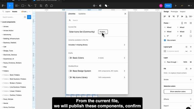 Add Icons to Team Library in Figma (7000 Free Icons) смотреть онлайн