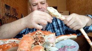 Обжор морепродуктов/МУКБАНГ КРАБ/ОБЖОР/MUKBANG crabs