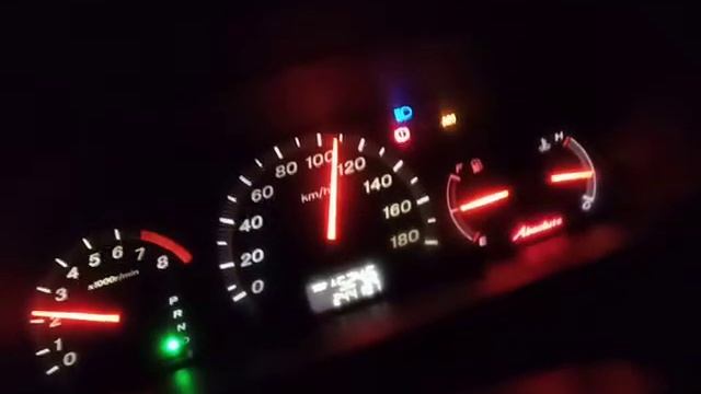 Honda Odyssey 3.0 0-185 km/h (плавный разгон) смотреть онлайн