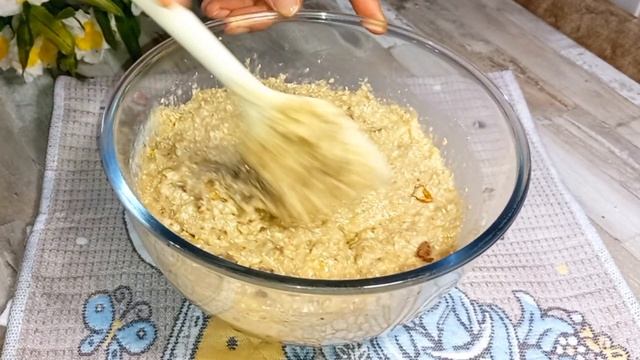 Без МУКИ и САХАРА❗️Овсянка и Бананы вы не пробовали ничего вкуснее Полезное Лакомство на скорую рук смотреть онлайн