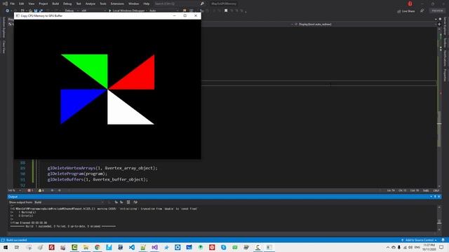 082 - How Write or Map CPU memory to GPU memory, glMapNamedBuffer, glNamedBufferStorage смотреть онлайн