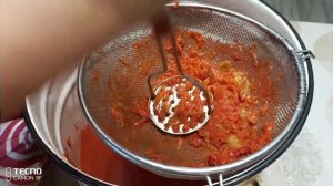 ??Делаю томатный сок.Как быстро протереть  помидоры.Лайфхак.