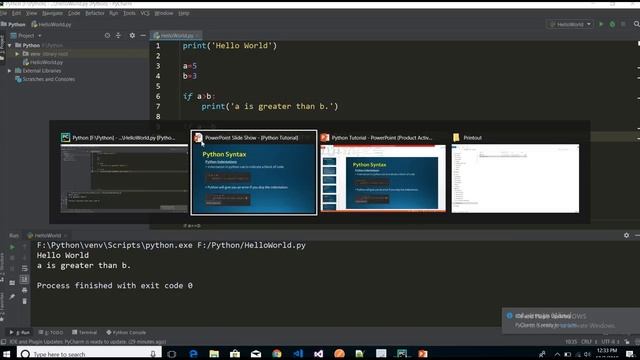 Python Syntax | Comments in Python | Python Tutorial | Part - 3 смотреть онлайн